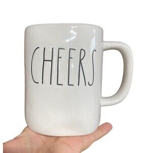 Rae Dunn Artisian Collection by‎ Magenta CHEERS Ceramic Coffee Mug